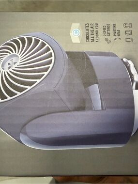 Vornado Portable Desk Fan in Dark Blue